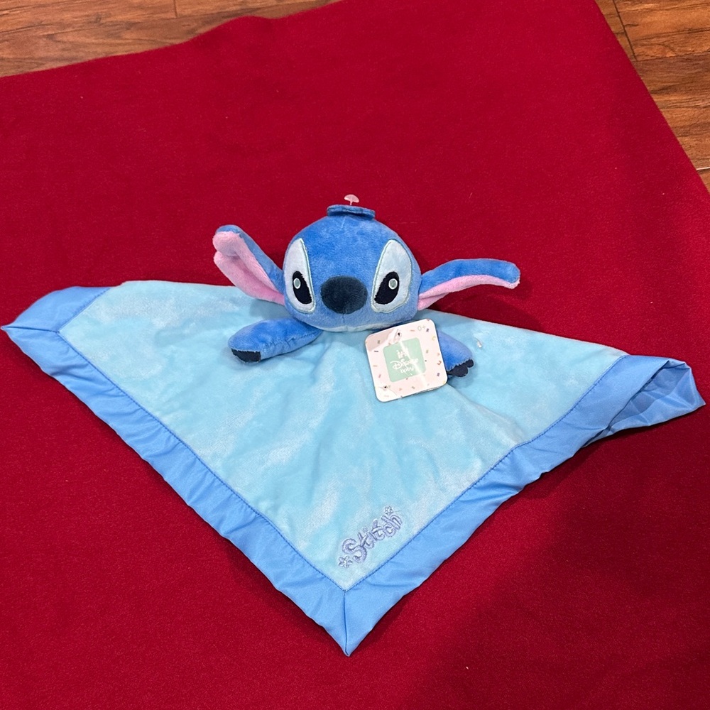 Disney Stitch Blue and Pink Plush Lovey